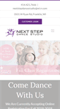 Mobile Screenshot of nextstepdancestudio.com